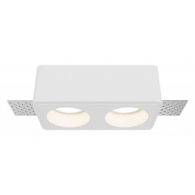 Встраиваемый светильник Maytoni Technical Gyps Modern DL123-GU10-02-W