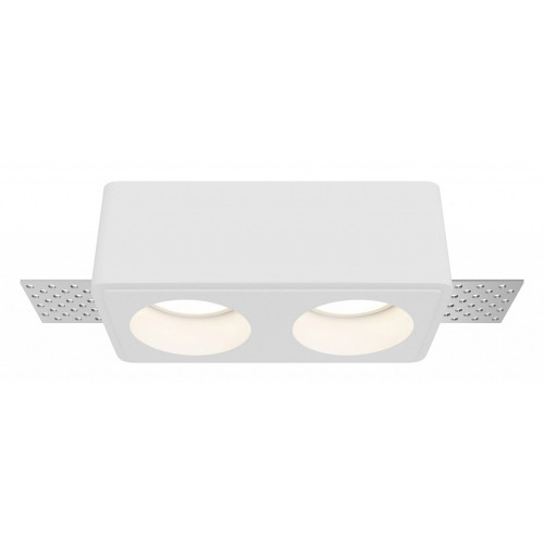 Встраиваемый светильник Maytoni Technical Gyps Modern DL123-GU10-02-W