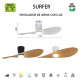 Светильник с вентилятором Mantra SURFER 9475