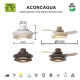 Светильник с вентилятором Mantra ACONCAGUA 9524