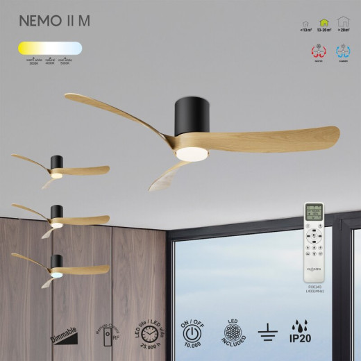 Светильник с вентилятором Mantra NEMO 9559