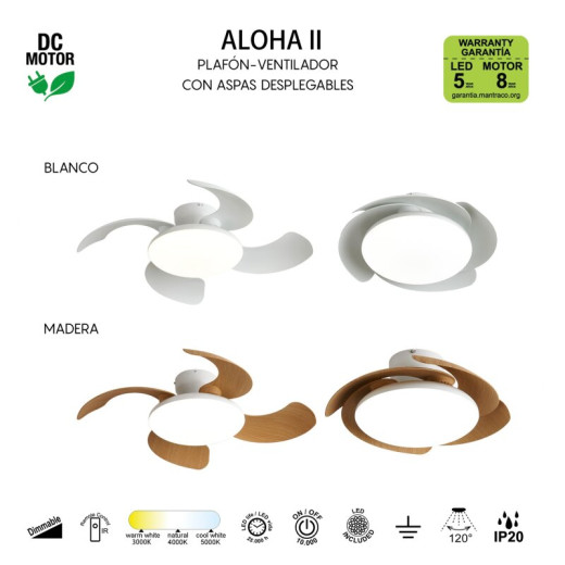 Светильник с вентилятором Mantra ALOHA 9514