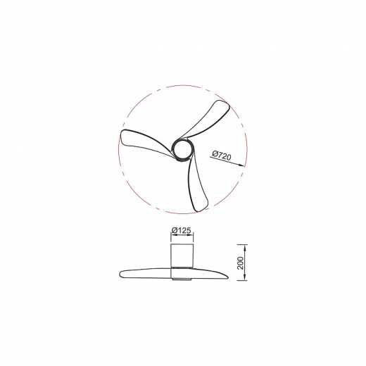 Светильник с вентилятором Mantra NEMO 9053