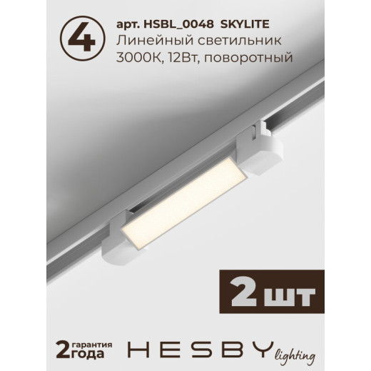 Комплект трековый Hesby Lighting №1 однофазная накладная Skylite HSBL_kompl_S001_VI1W3K