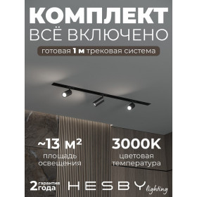 Комплект трековый Hesby Lighting Skylite №3 HSBL_kompl_S003_VI1B3K
