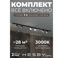 Комплект трековый Hesby Lighting Skylite №13 HSBL_kompl_S013_NI2B3K