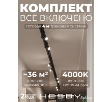 Комплект трековый Hesby Lighting Skylite №3 HSBL_kompl_S003_VI4B4K