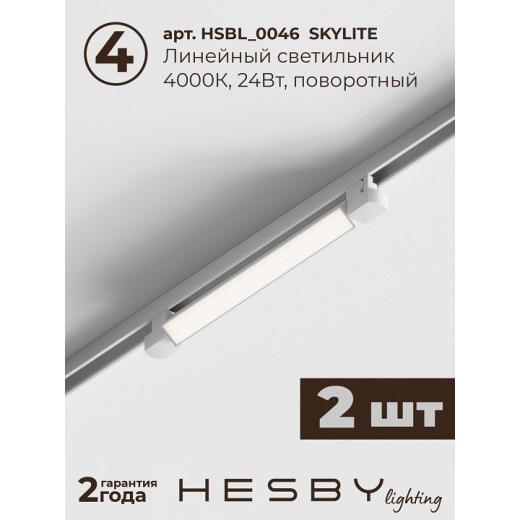 Комплект трековый Hesby Lighting Skylite №1 HSBL_kompl_S001_VI2W4K