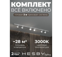 Комплект трековый Hesby Lighting Skylite №13 HSBL_kompl_S013_NI2W3K
