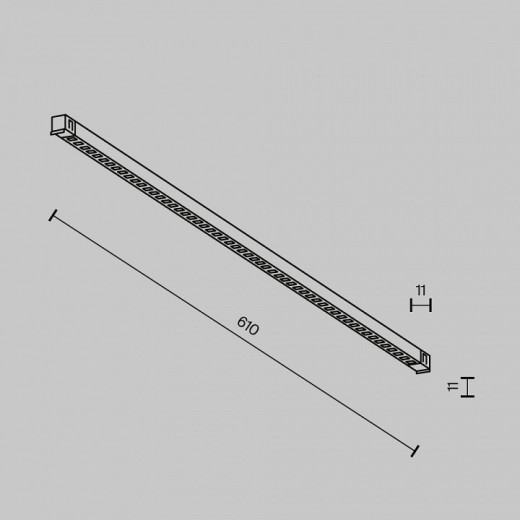 Накладной светильник Maytoni Technical Points TR241-2-12W4K-B