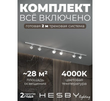 Комплект трековый Hesby Lighting Skylite №13 HSBL_kompl_S013_NI2W4K