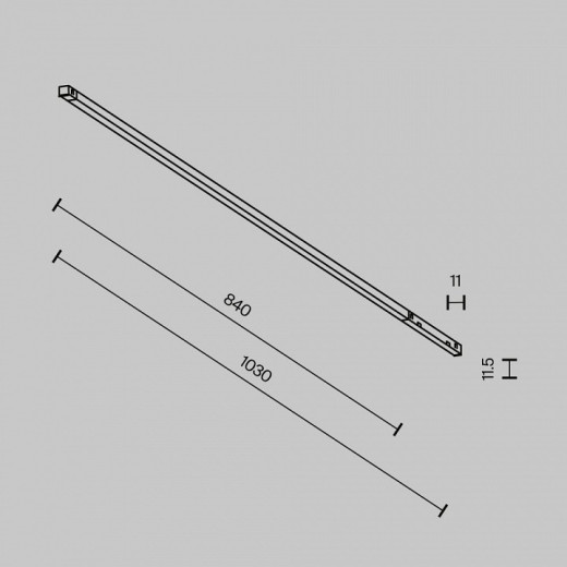 Накладной светильник Maytoni Technical Basis TR240-4-18WTW-DD2-B