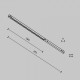 Накладной светильник Maytoni Technical Points TR241-4-6WTW-DSZ-B