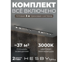 Комплект трековый Hesby Lighting Skylite №13 HSBL_kompl_S013_VI3B3K