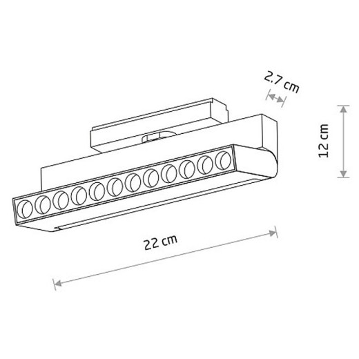 Накладной светильник Nowodvorski Focus Out Led 11313
