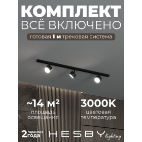 Комплект трековый Hesby Lighting Skylite №13 HSBL_kompl_S013_NI1B3K
