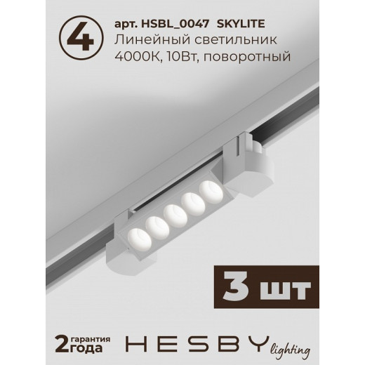 Комплект трековый Hesby Lighting Skylite №9 HSBL_kompl_S009_VI2W4K
