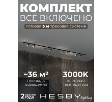 Комплект трековый Hesby Lighting Skylite №3 HSBL_kompl_S003_VI3B3K