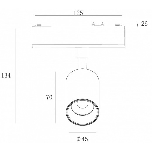 Светильник на штанге SWG PRO SLIM SL-SLIM-SPWH-10-CCT