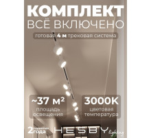 Комплект трековый Hesby Lighting Skylite №13 HSBL_kompl_S013_NI4W3K