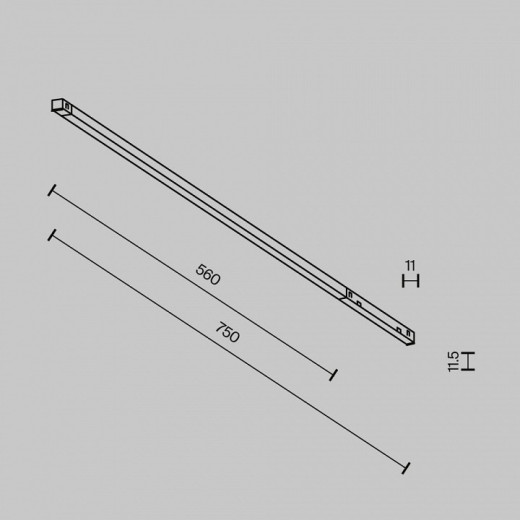 Накладной светильник Maytoni Technical Basis TR240-4-12WTW-DSZ-B