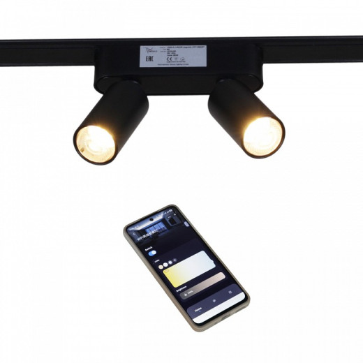 Светильник на штанге Reluce 13005 13005-9.3-002UR magnetic LED2x5W BK CCT+SMART