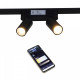 Светильник на штанге Reluce 13005 13005-9.3-002UR magnetic LED2x5W BK CCT+SMART
