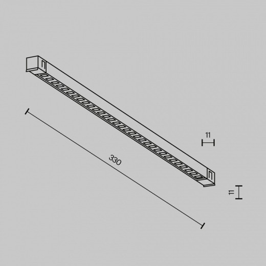 Накладной светильник Maytoni Technical Points TR241-2-6W3K-B