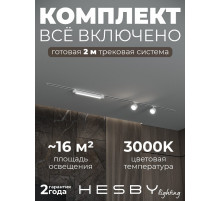 Комплект трековый Hesby Lighting Skylite №14 HSBL_kompl_S014_VI2W3K