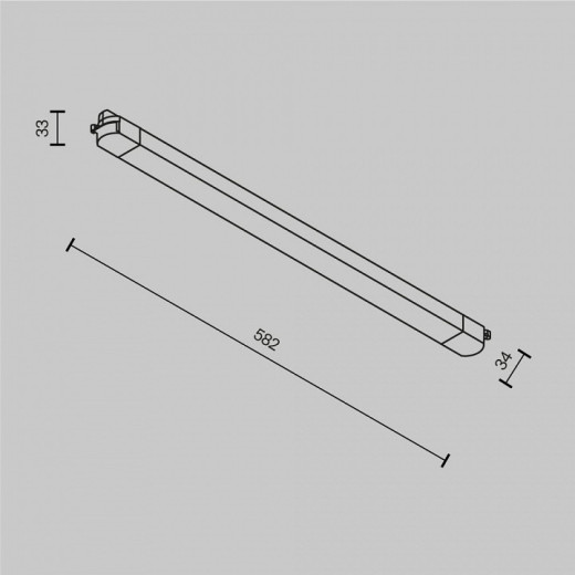 Накладной светильник Maytoni Technical Basis TR000-1-24W3K-W_1