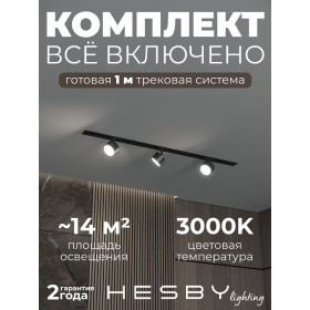 Комплект трековый Hesby Lighting Skylite №13 HSBL_kompl_S013_VI1B3K