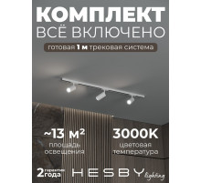 Комплект трековый Hesby Lighting Skylite №3 HSBL_kompl_S003_NI1W3K