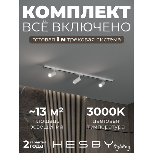 Комплект трековый Hesby Lighting Skylite №3 HSBL_kompl_S003_NI1W3K