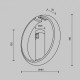 Светильник на штанге Maytoni Technical  TR230-1-10W3K-BS