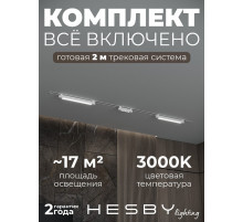 Комплект трековый Hesby Lighting Skylite №10 HSBL_kompl_S010_VI2W3K