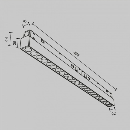 Встраиваемый светильник Maytoni Technical Points TR031-4-24WTW-M-DSZ-B