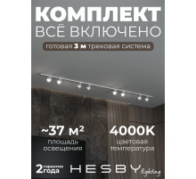 Комплект трековый Hesby Lighting Skylite №13 HSBL_kompl_S013_NI3W4K