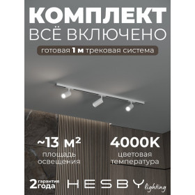 Комплект трековый Hesby Lighting Skylite №3 HSBL_kompl_S003_NI1W4K