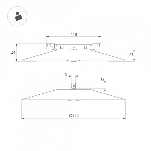 Накладной светильник Arlight MICROCOSM 051833
