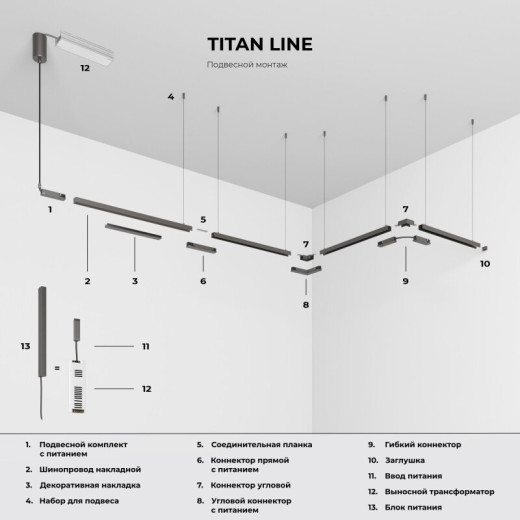 Накладной светильник Elektrostandard Line Magnetic 85528/01