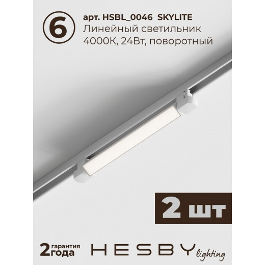 Комплект трековый Hesby Lighting Skylite №5 HSBL_kompl_S005_VI3W4K