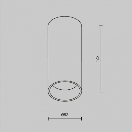 Накладной светильник Maytoni Technical FOCUS LED C056CL-L12W4K-W-PT