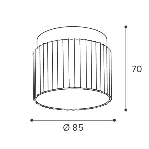 Накладной светильник Wolta MUSE WSL-GX53/19WG