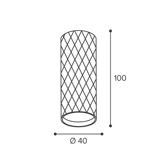 Накладной светильник Wolta Piccole WSL-MR11/17BG
