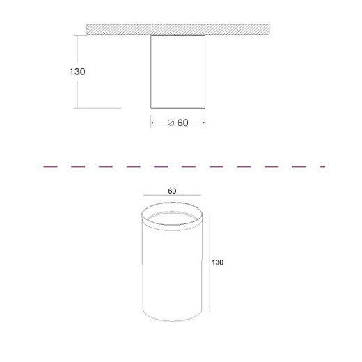 Накладной светильник Maytoni Technical Focus C010CL-01G