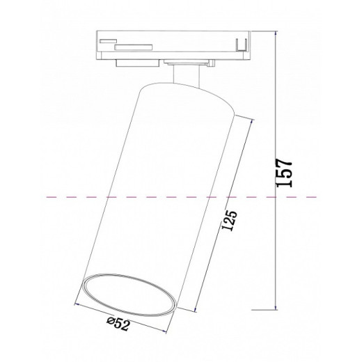 Светильник на штанге Maytoni Technical Focus LED TR021-1-12B4K
