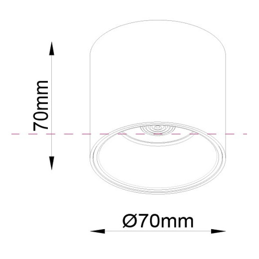 Накладной светильник Maytoni Technical Alfa LED C064CL-L12B4K
