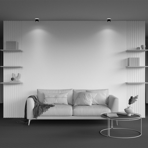 Накладной светильник Maytoni  C120CL-GX53-B