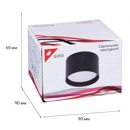 Накладной светильник  53006-9.5-001LD GX53 BK