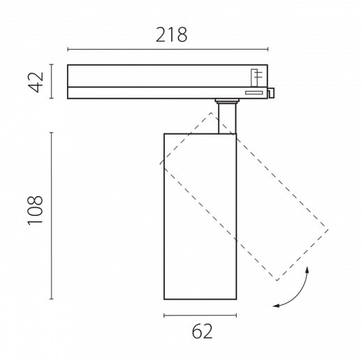 Светильник на штанге Lightstar Alta Base A5146TRIAC